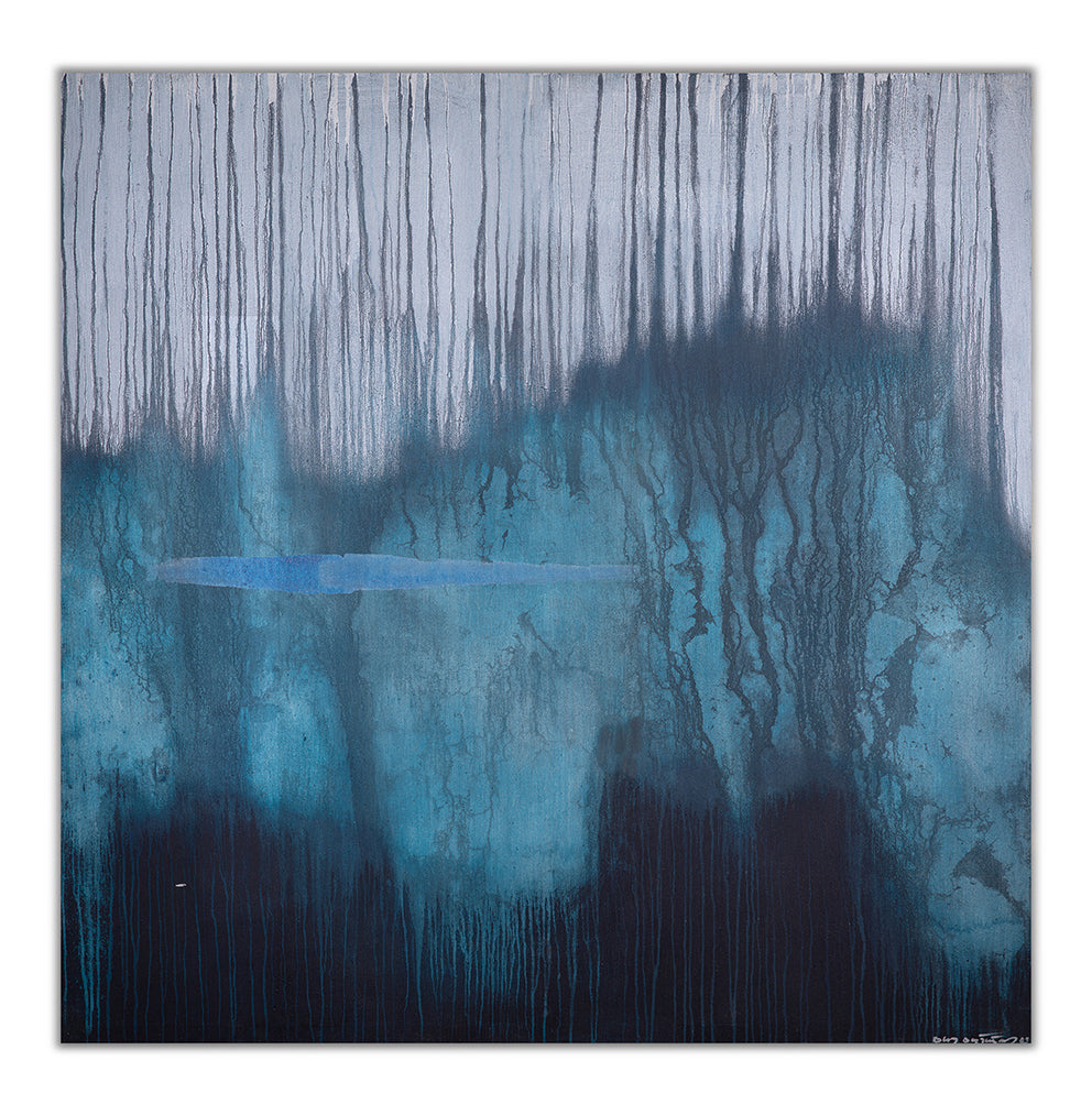 Blue wave (Giclée on canvas print)