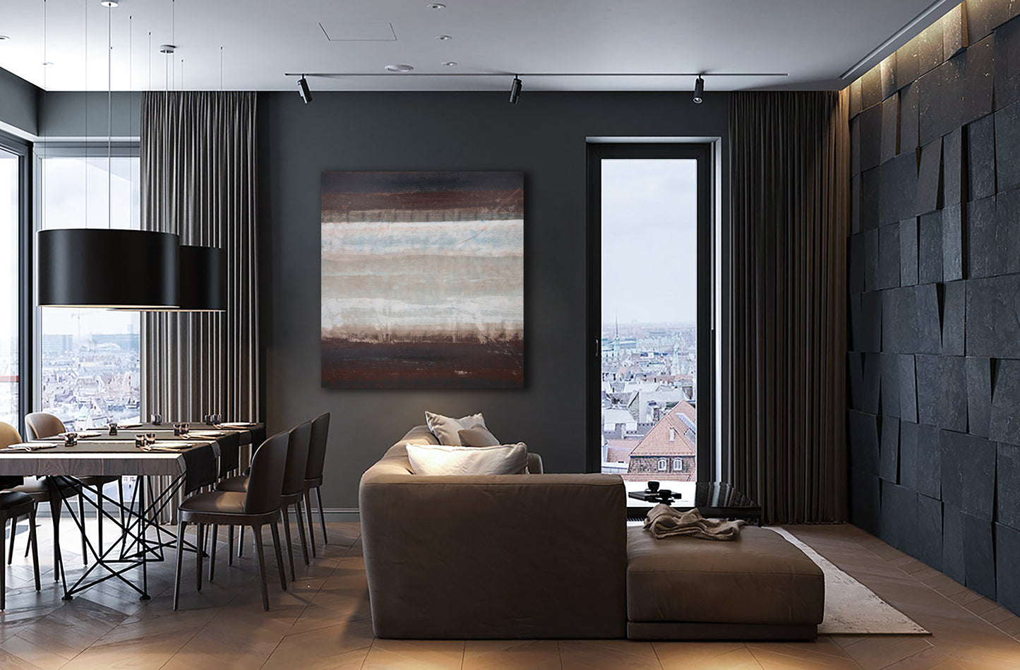 No. 19 - 87 (135 x 145 cm || 53.1 x 57.1 in)