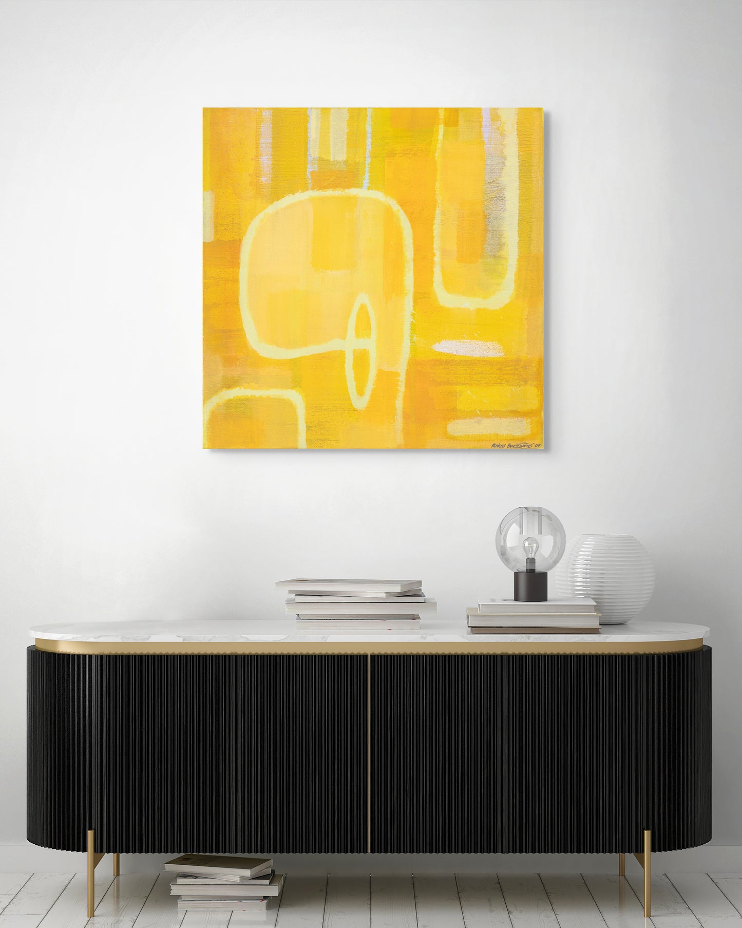 Yellow (2005) (Giclée print on canvas)