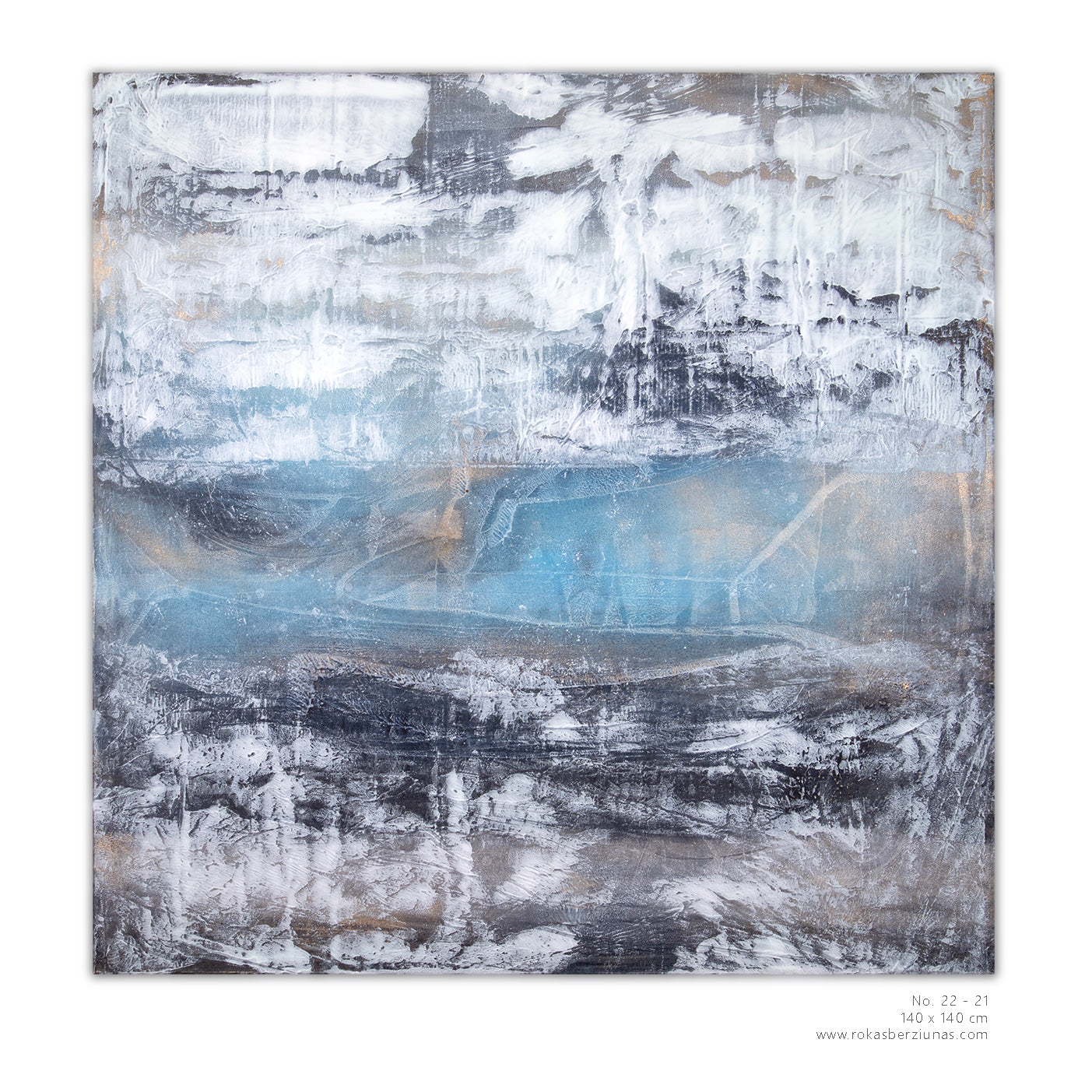 No. 22 - 21 (140 x 140 cm || 55.1 x 55.1 in)