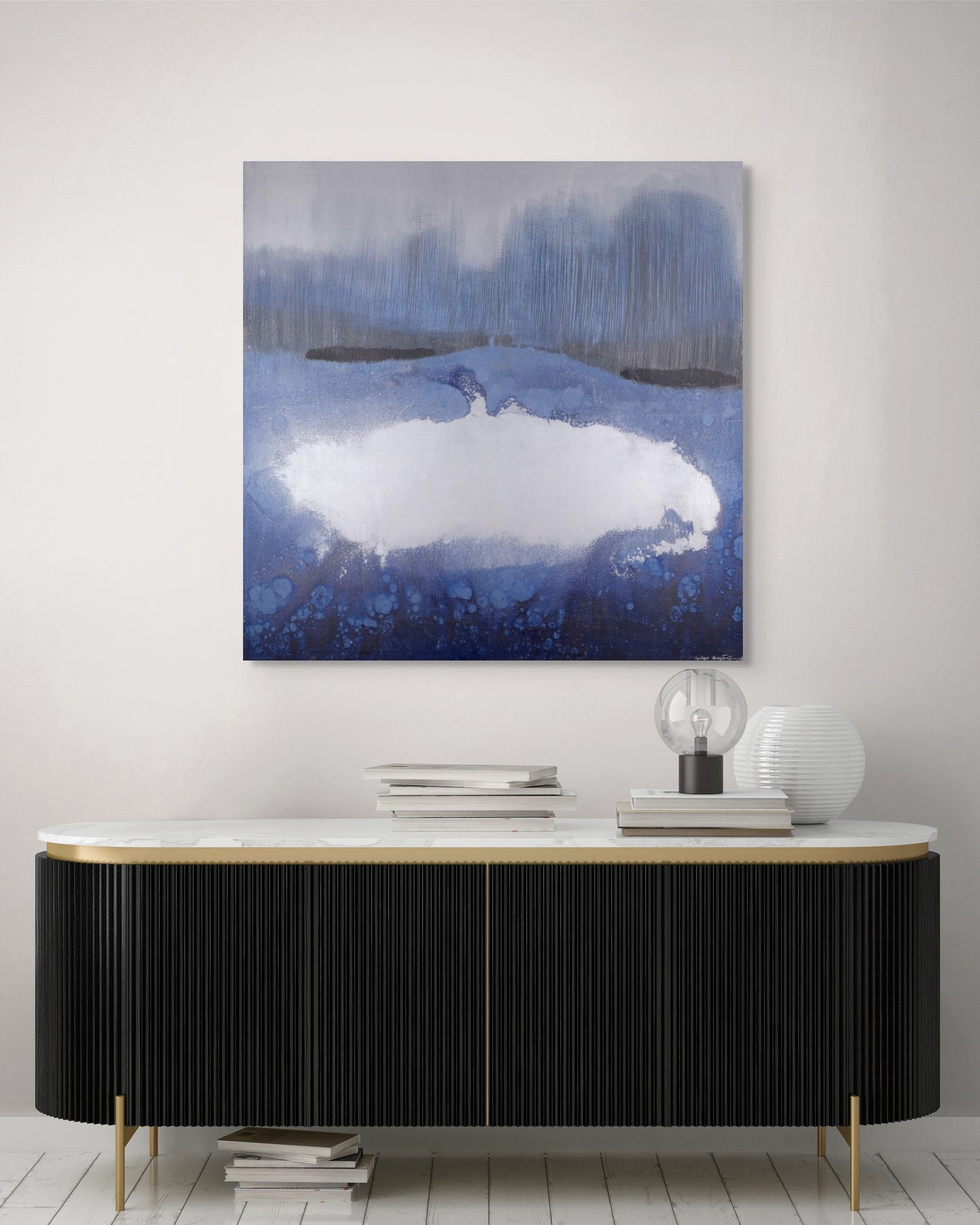 Fallen mist (Giclée on canvas print)