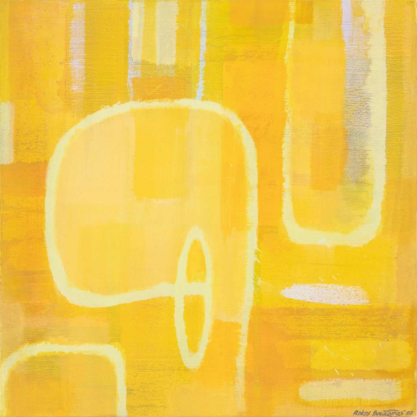 Yellow (2005) (Giclée print on canvas)